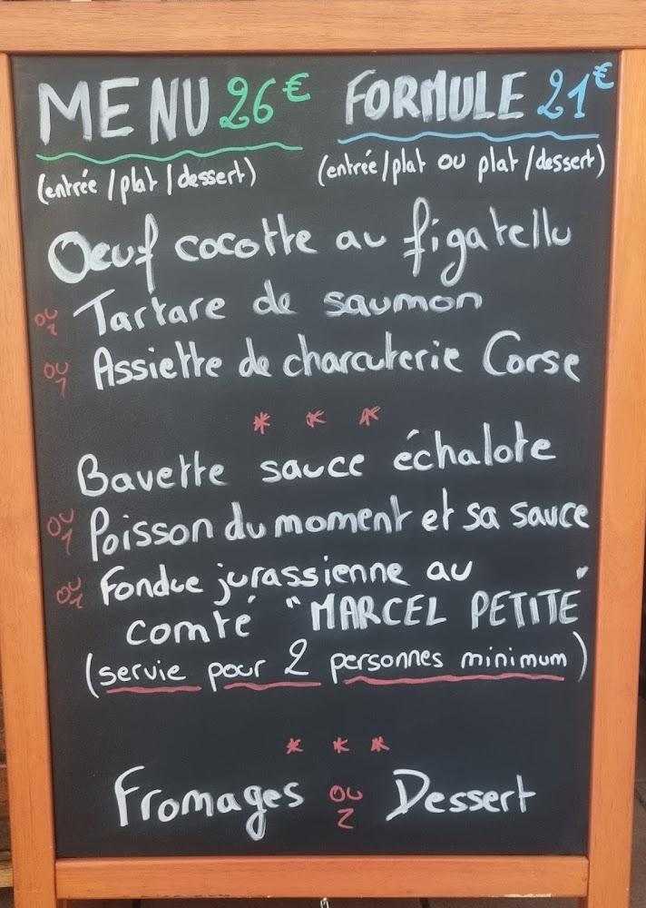 Le pré vert - Menu Image 1